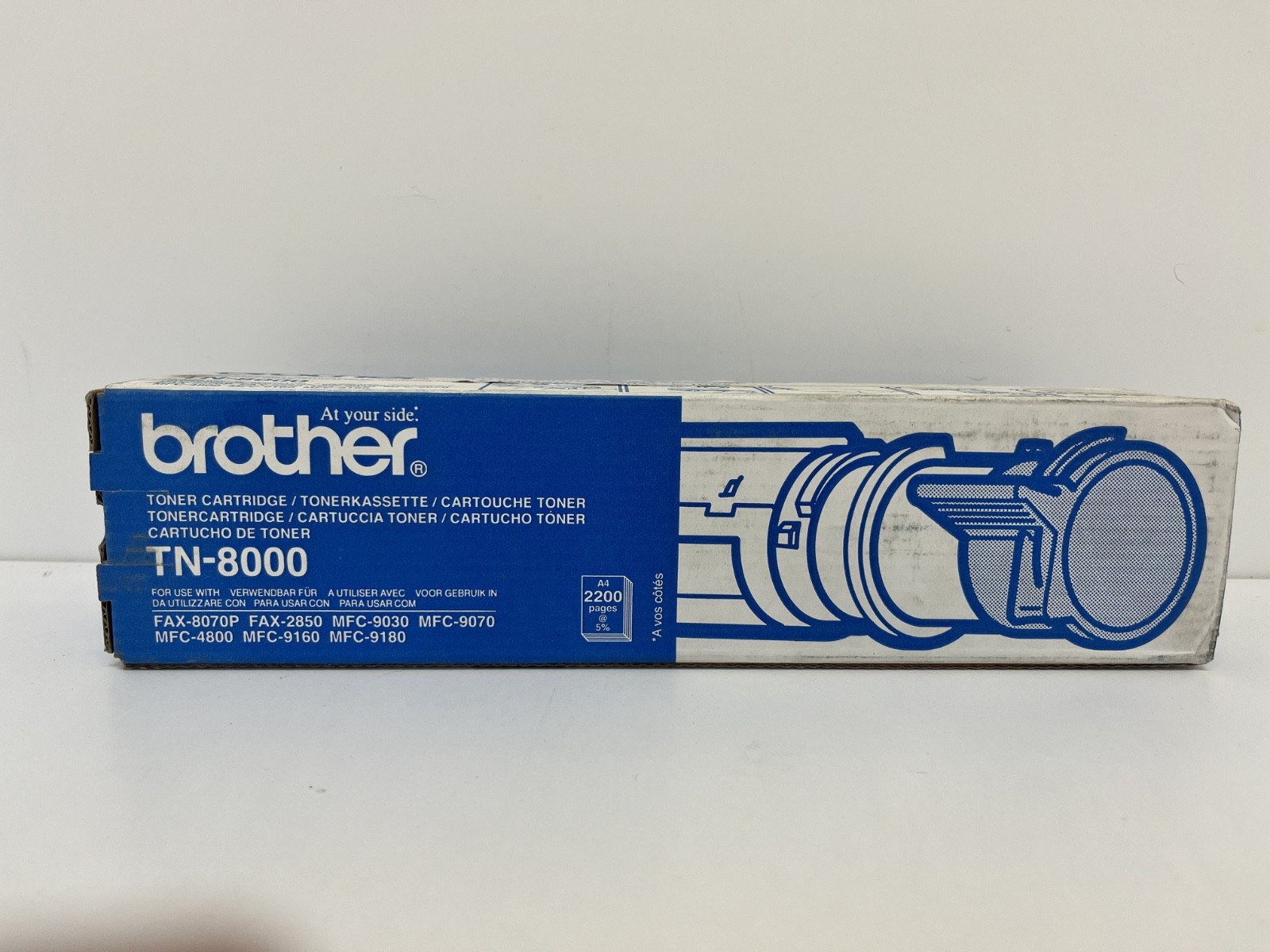 Brother MFC-4800 MFC-9160 FAX-8070 FAX-2850 Black Toner Cartridge TN-8000