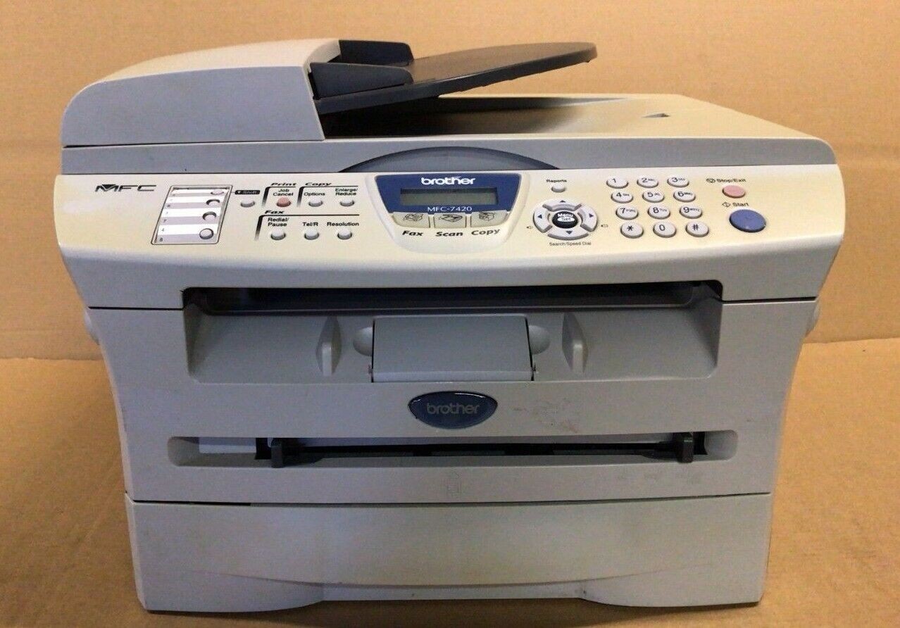 Brother MFC-7420 A4 Mono Multifunction Laser Printer MFC7420ZU1