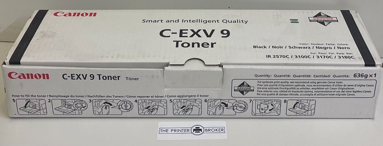 Canon C-EXV 9 Black Toner Cartridge 8640A002