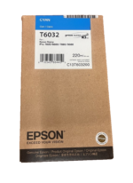 Epson Stylus Pro 7800 9880 7880 9800 T6032 Cyan Ink Cartridge C13T603200