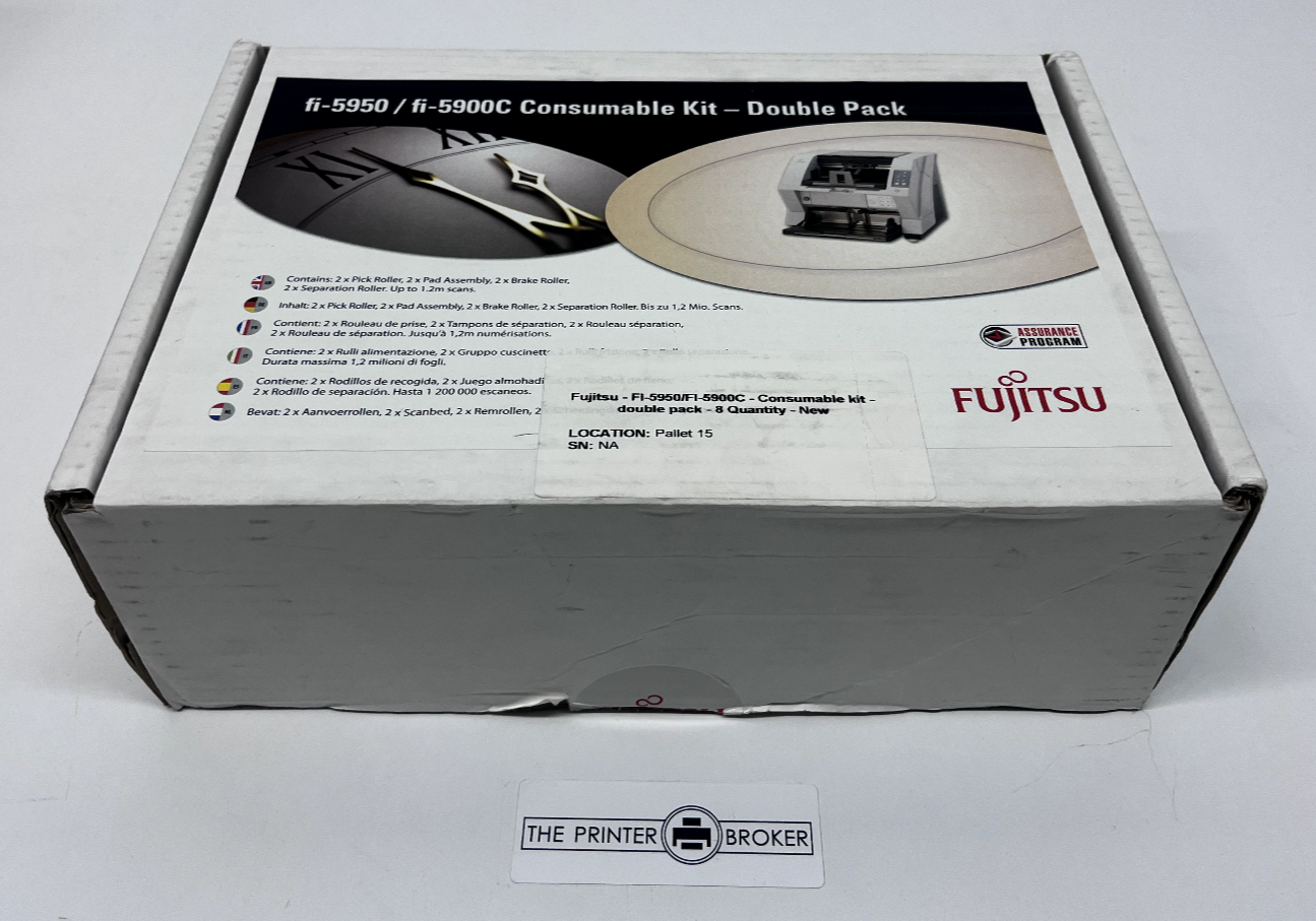 Fujitsu fi-5950 fi-5900c Consumable Kit Double Pack con-3450-1200K con-3450-002A