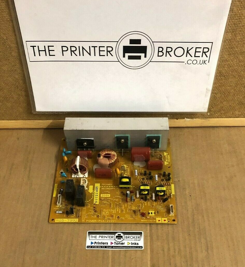 HP Colour LaserJet 5550 Series Fuser Power Supply PC Board RG5-7992 / RG5-6802