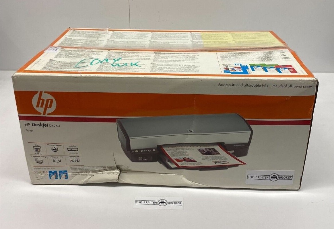 HP Deskjet D4260 A4 Colour Inkjet Printer CB641B