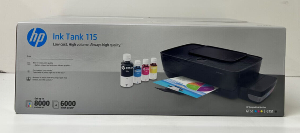 HP Ink Tank 115 A4 Colour Ink Tank Printer