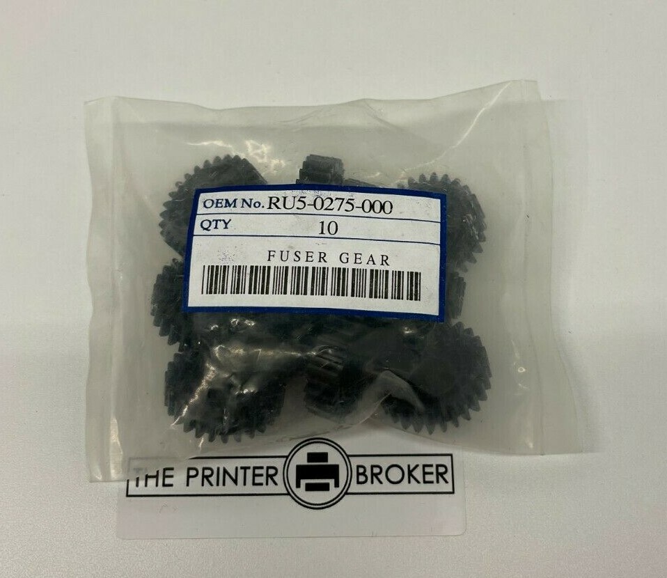HP LaserJet 4250 4345 4350 Fuser Gear 27T Pack of 10 RU5-0275-000 RU5-0275