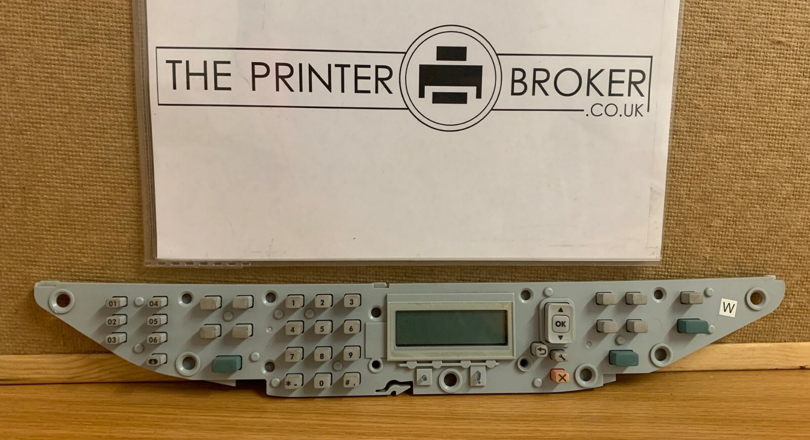 HP LaserJet M1522nf Control Panel Assembly Without Overlay CB534-60101