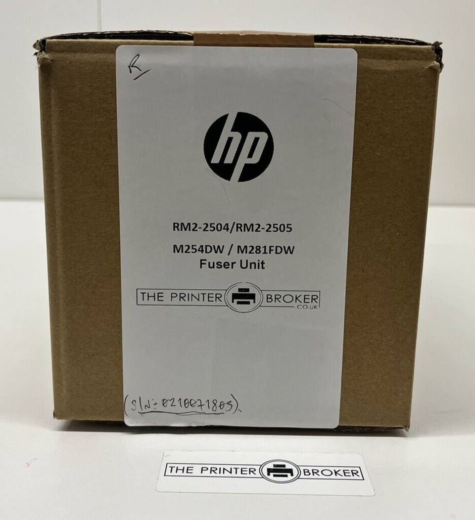 HP LaserJet M254dw M281fdw 220v Fuser Unit RM2-2504 RM2-2505