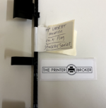 HP LaserJet M401dn Exit Flag Stacker Sensor Paper Output Guide - Imagen 3