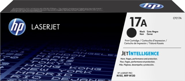 HP Laserjet 17A Black Toner Cartridge for M102 M130 Series CF217A