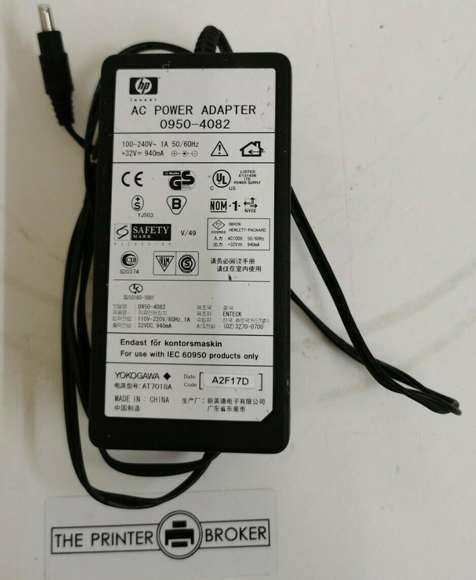 HP OfficeJet 5550 7150 7155 32V Power Adapter 0950-4082