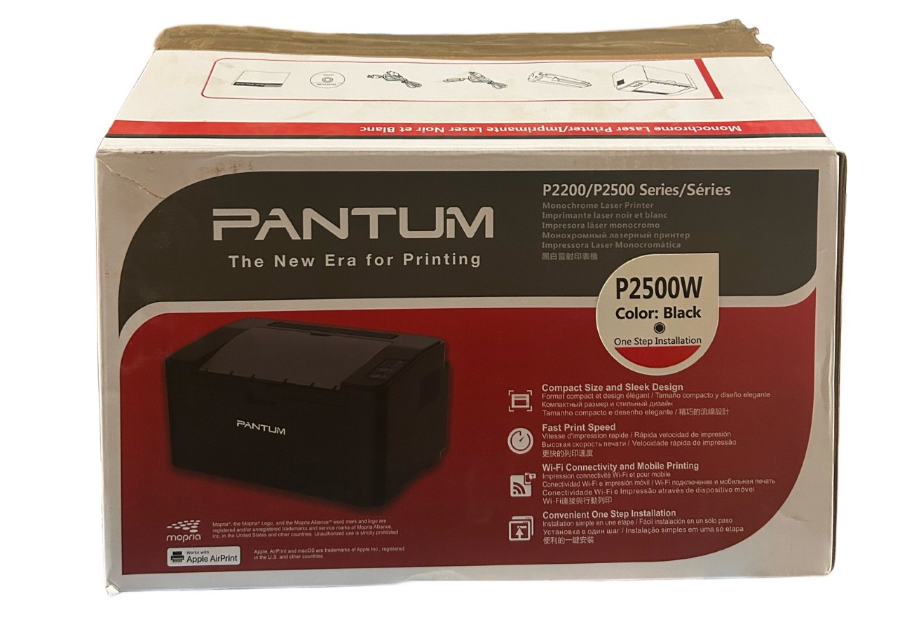 Impresora láser monocromática Pantum P2500W A4 USB e inalámbrico 301060014001