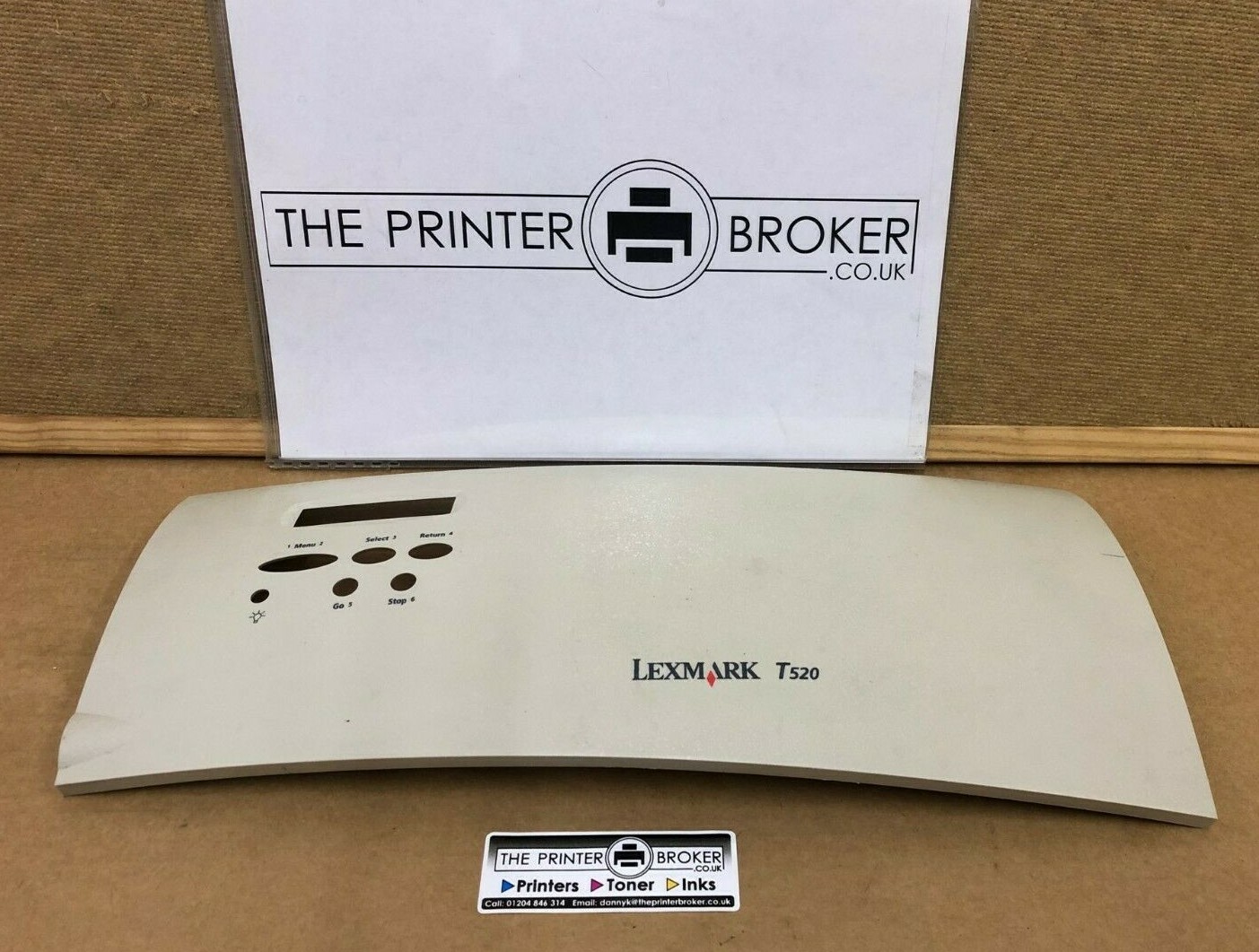 Lexmark T520 Upper Front Cover Assembly 99A2150