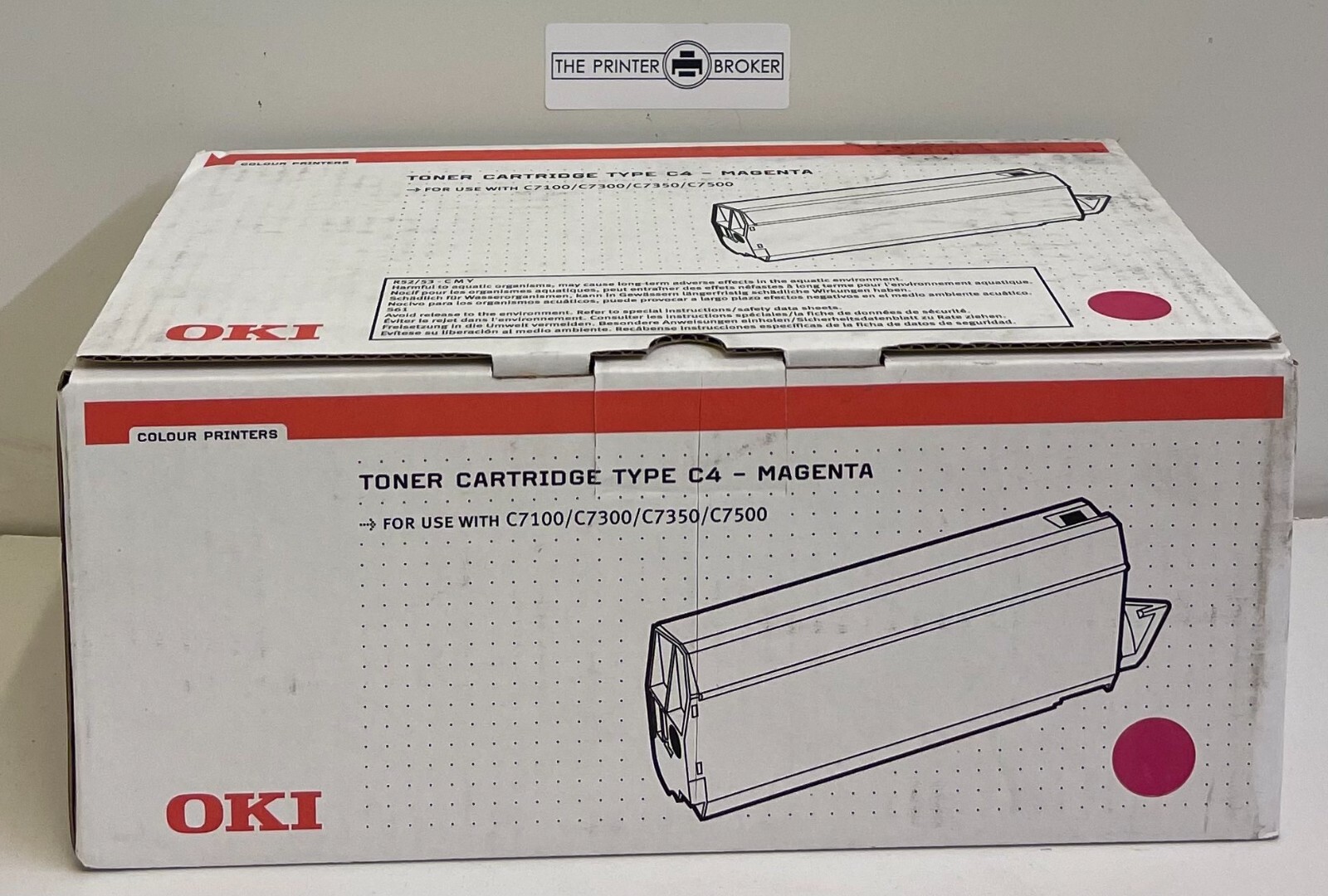 OKI Genuine Magenta Toner Cartridge Type C4 41963006