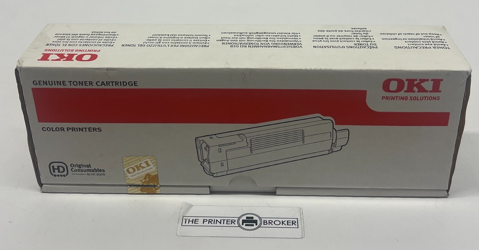 OKI Genuine Original Black Toner Cartridge  43865708