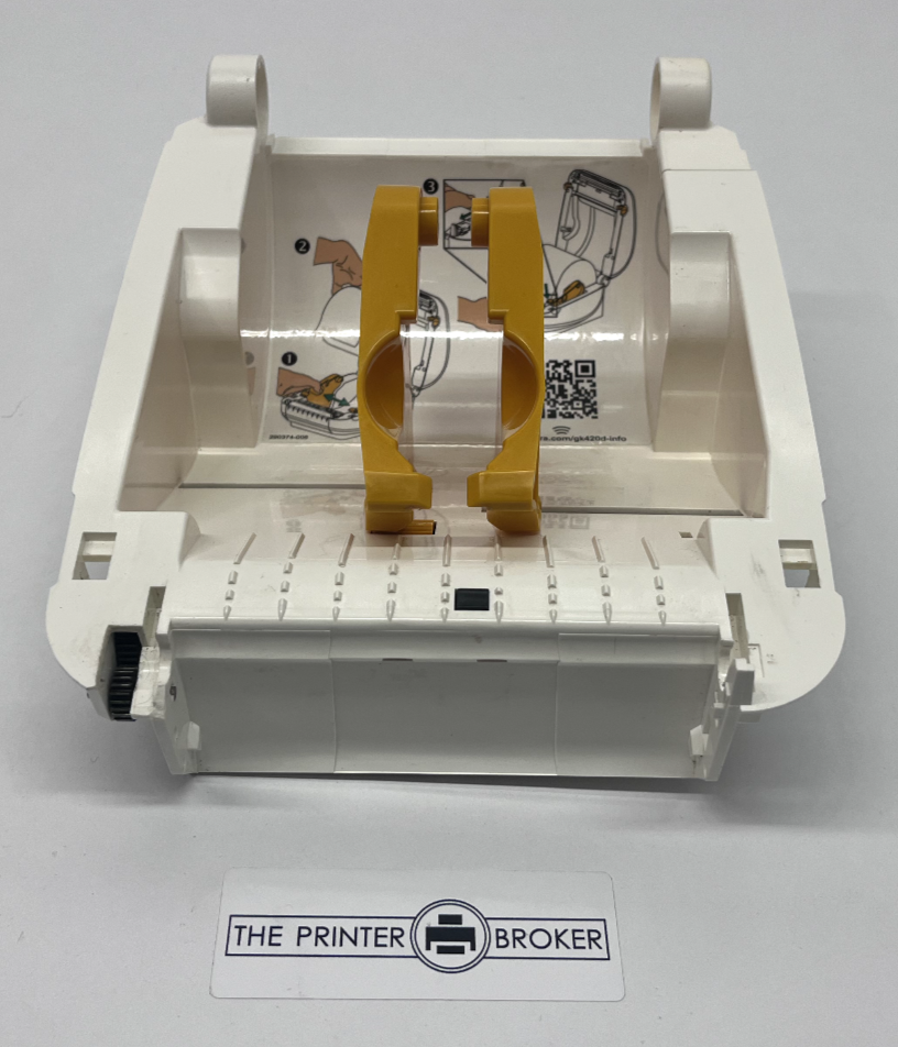 Zebra GK420d White Bottom Inner Frame With Label Holder 290374-006 210701-009