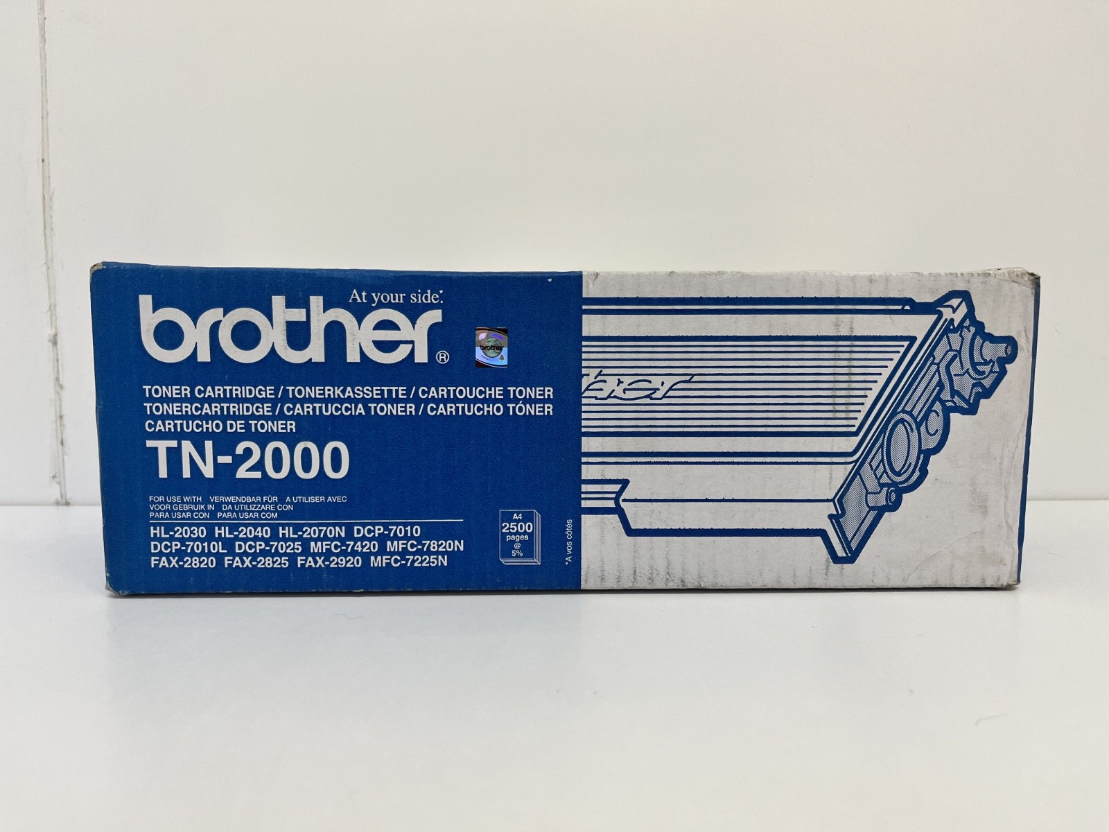 Brother HL-2020 HL-2040 MFC-7820 DCP-7020 Black Toner Cartridge TN-2000