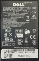 Dell PA-12 Laptop AC 19.5V Power Adapter PA165005D2 F7970 - Image 3
