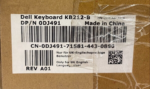 Dell PC Mac Ergonomic Keyboard Black KB212B 0DJ491 - Imagen 7