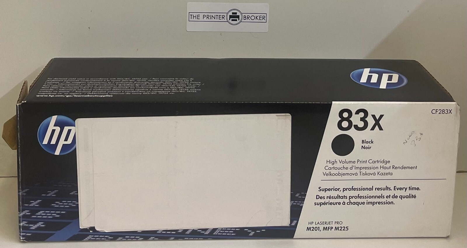 HP 83X Original Black Toner Cartridge CF283X