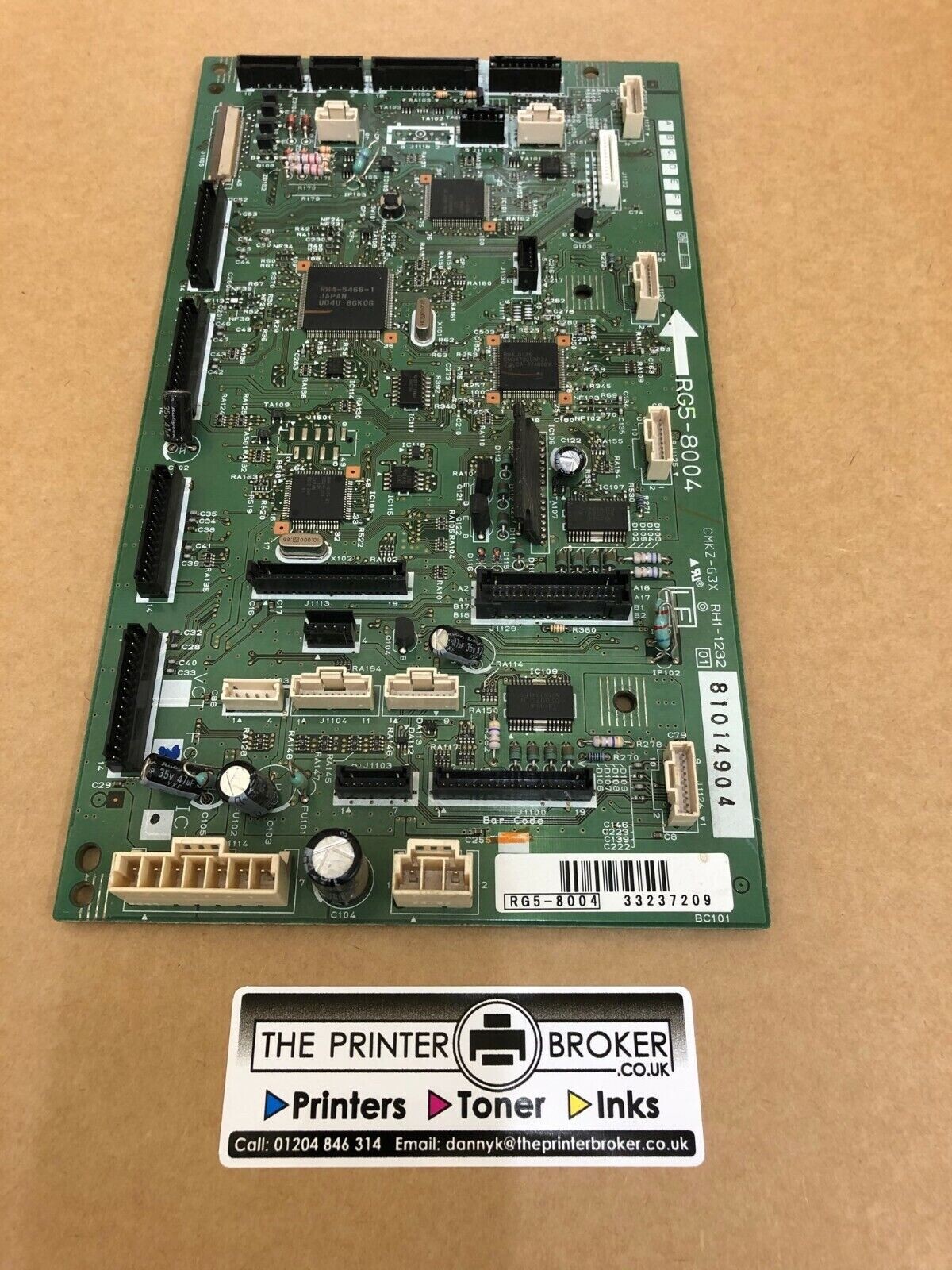 HP Colour LaserJet 5550 Series DC Controller Board RG5-8004