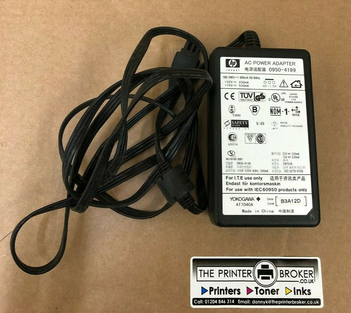 HP DeskJet 3320 3420 Series AC 32V Power Adapter 0950-4199