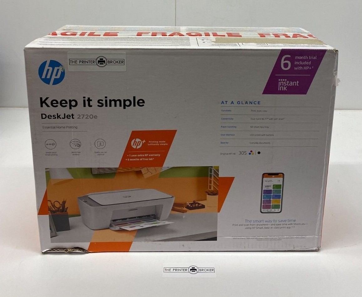 HP Deskjet 2720e A4 Colour Multifunction Printer 26K67B