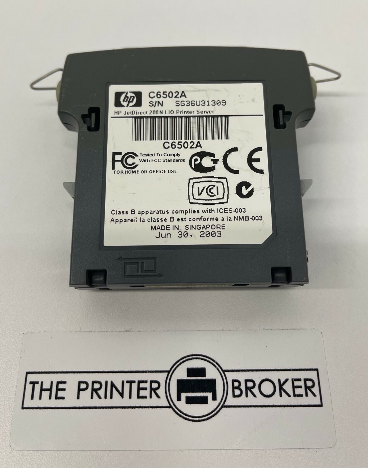 HP JetDirect 200N Parallel Interface Adapter C6502A
