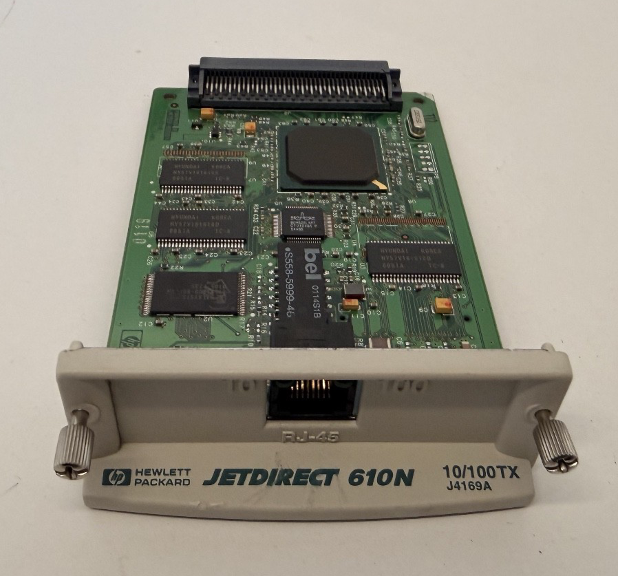 HP JetDirect 610N Ethernet Network Card Server J4169A