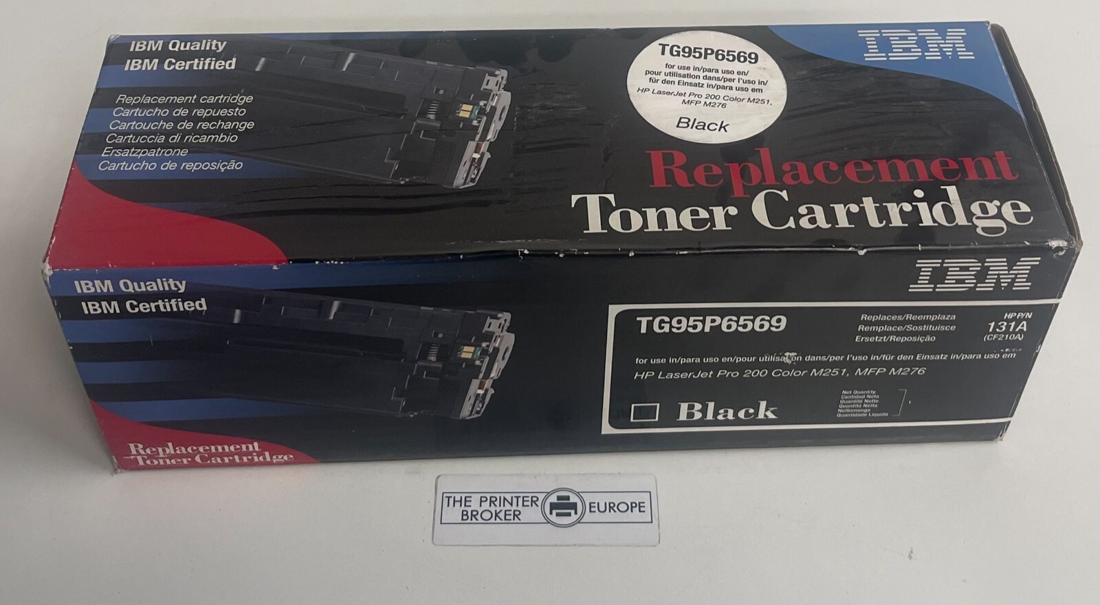 HP LJ Pro  200 M251 Cartucho de tóner compatible IBM TG95P6569 Negro