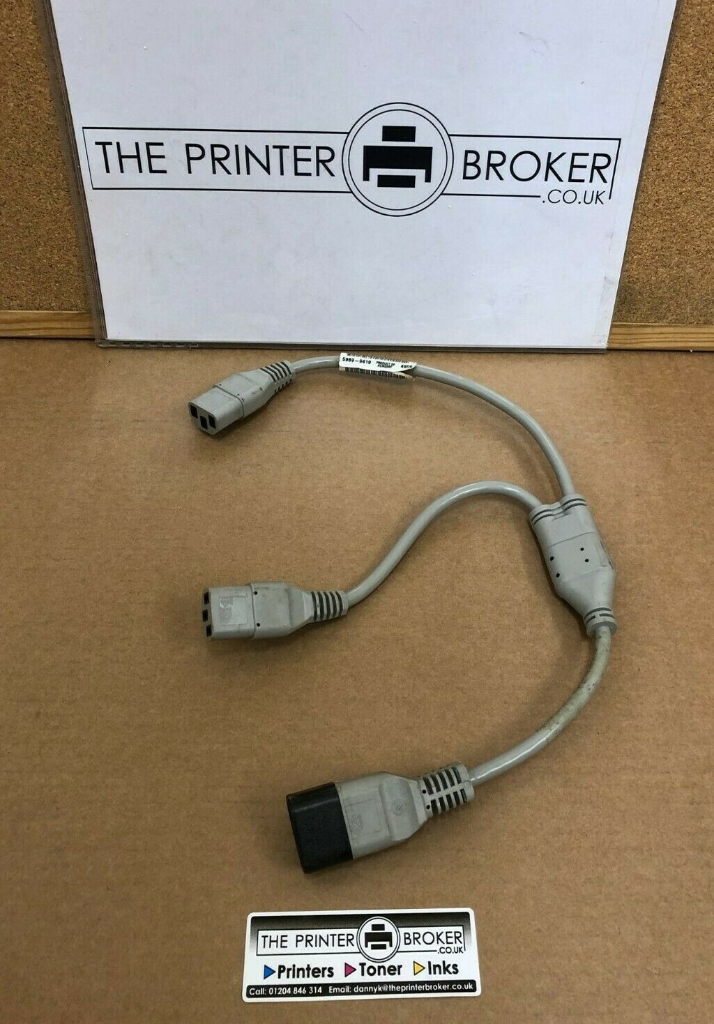 HP LaserJet 9000 5si Power Cord From Printer to Scanner and Mailbox 5969-9419