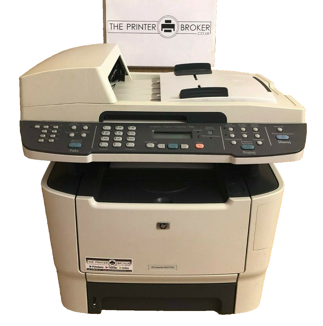 HP LaserJet M2727nf A4 Mono Multifunction Laser Printer CB532A