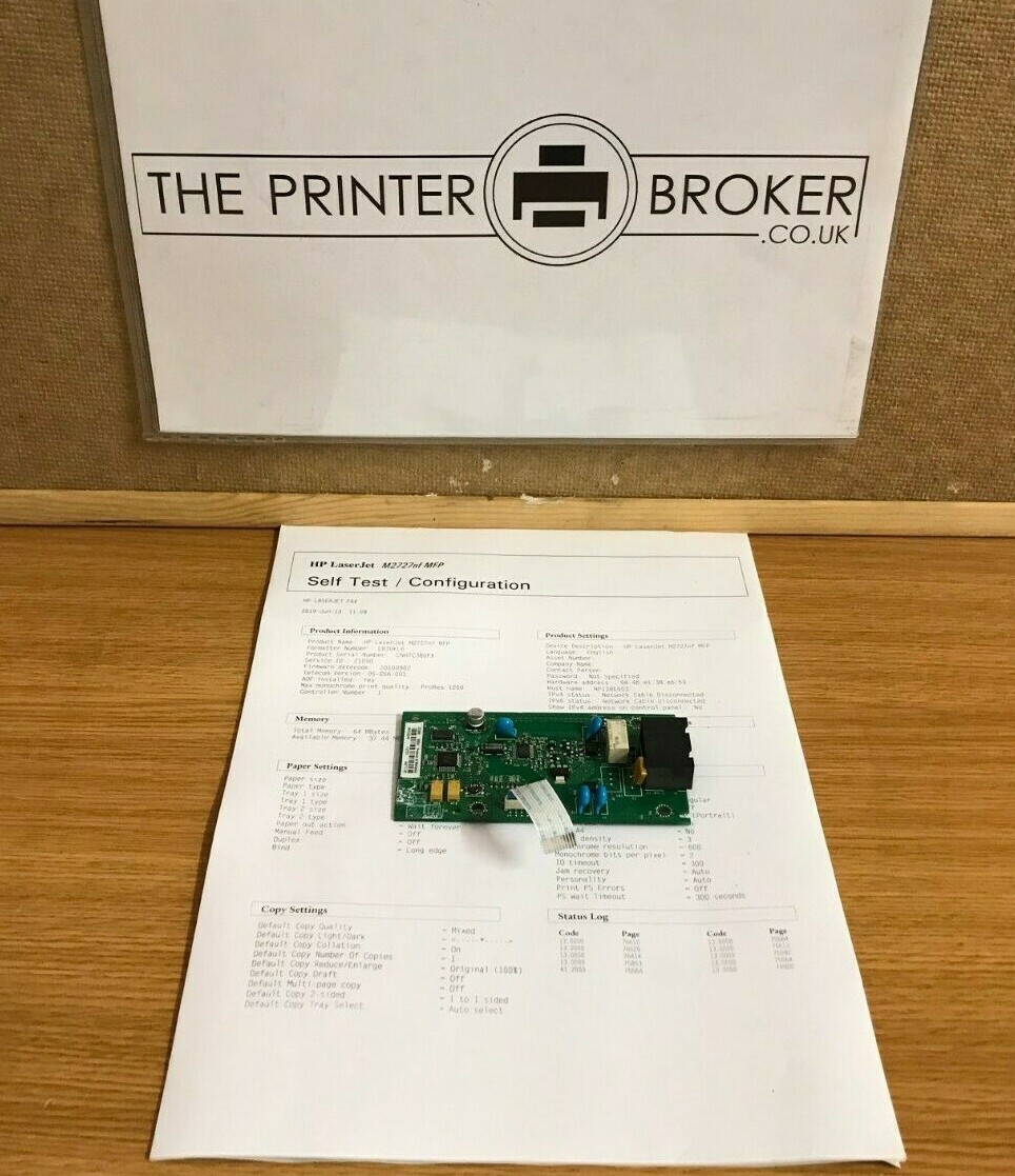 HP LaserJet M2727nf Fax Module CC369-60001