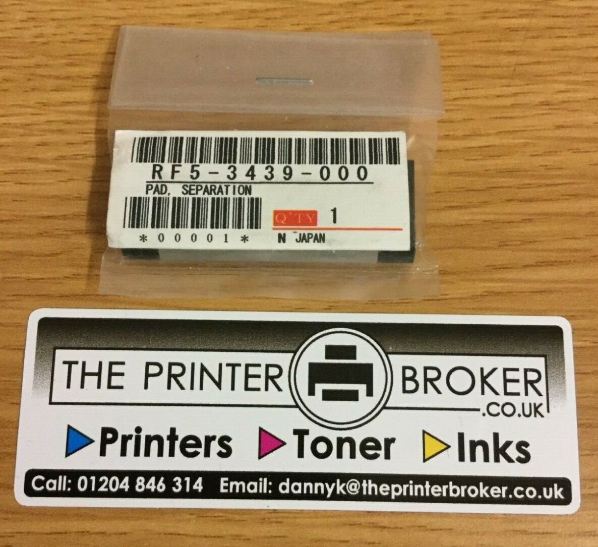 HP-Laserjet-Tray-1-Separation-Pad-for-5000-Series-RF5-3439-000-205706598611 HP Laserjet Tray 1 Separation Pad for 5000 Series RF5-3439-000 - Image 1
