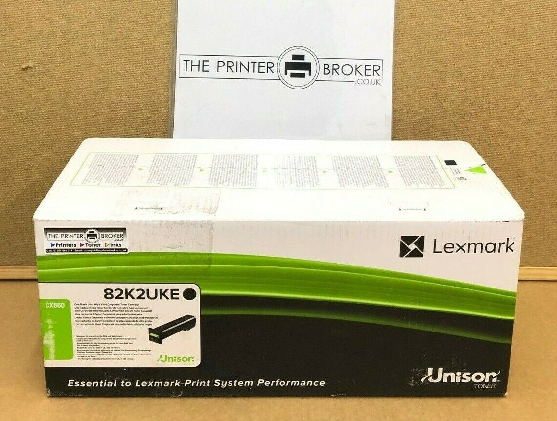 Lexmark Black Toner Cartridge for CX860 Series 82K2UKE