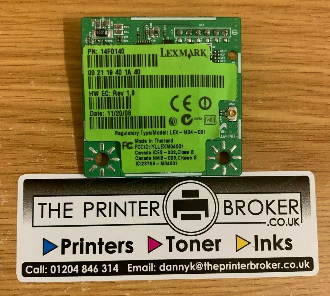 Lexmark E460dw C544dw X364dw X466dw X544dw Wireless Card 40X5036