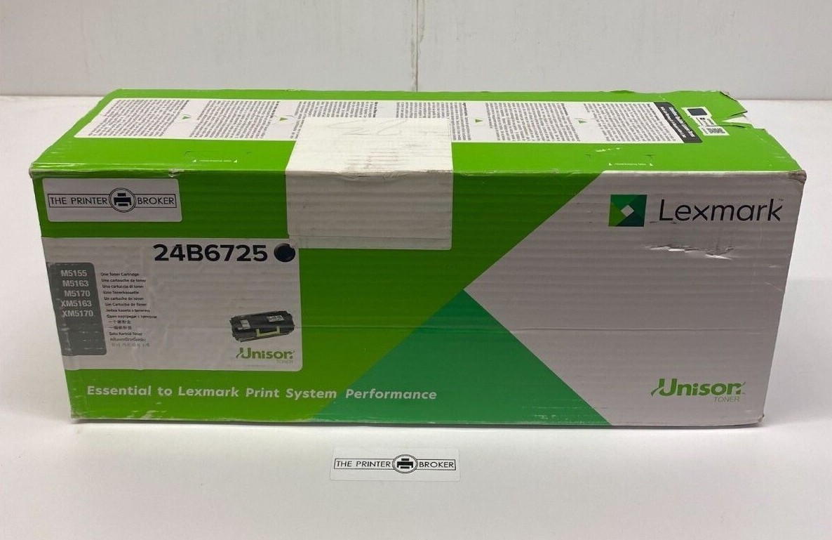 Lexmark M5155 M5163 M5170 Series Black Toner Cartridge 24B6725