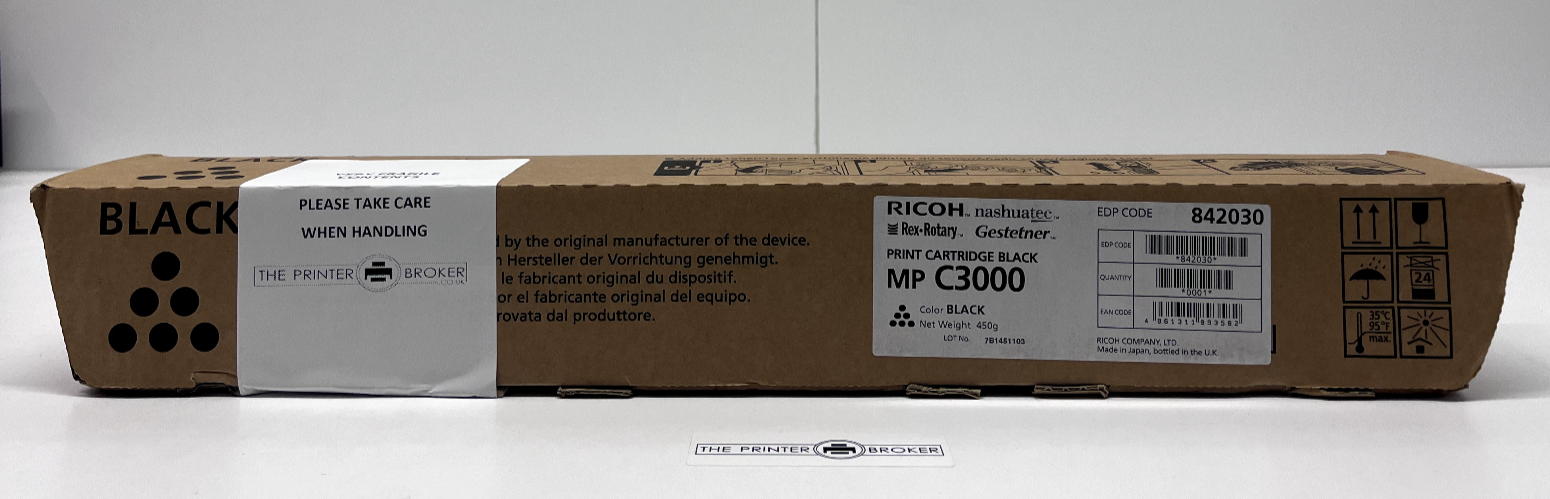 Ricoh Alicio MP C3000 Black Toner Cartridge 842030