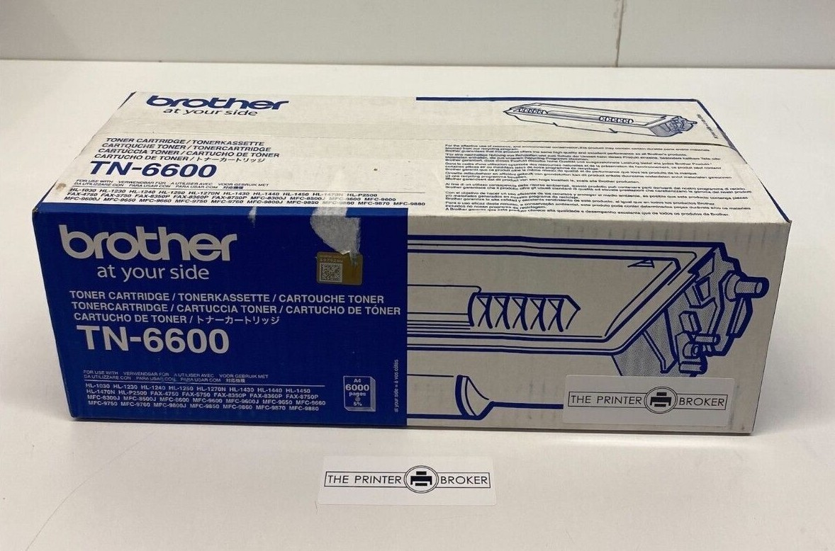Brother HL-1200 HL-1230 HL-1240 HL-1250 Black Toner Cartridge TN-6600