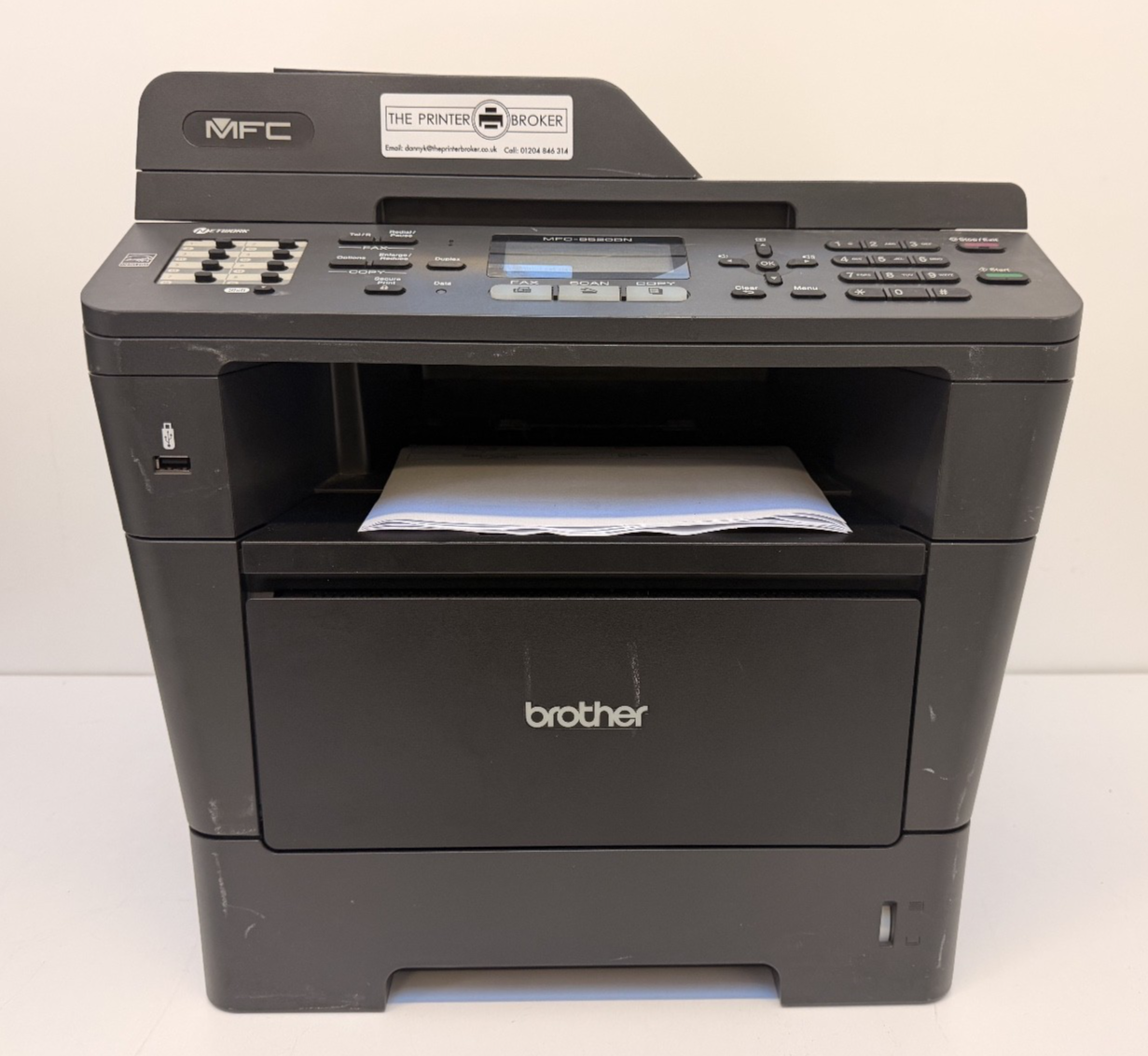 Brother MFC-8520DN A4 Mono Multifunction Laser Printer MFC8520DNZU1