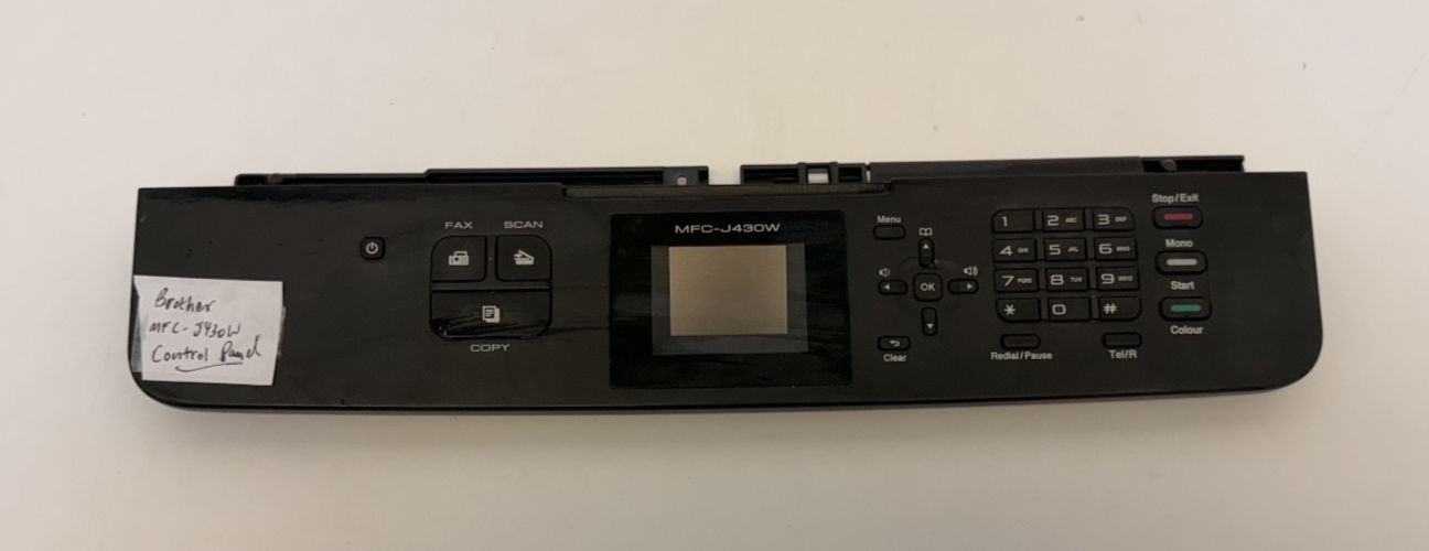 Brother MFC-J430W Control Panel Assembly LX8001001