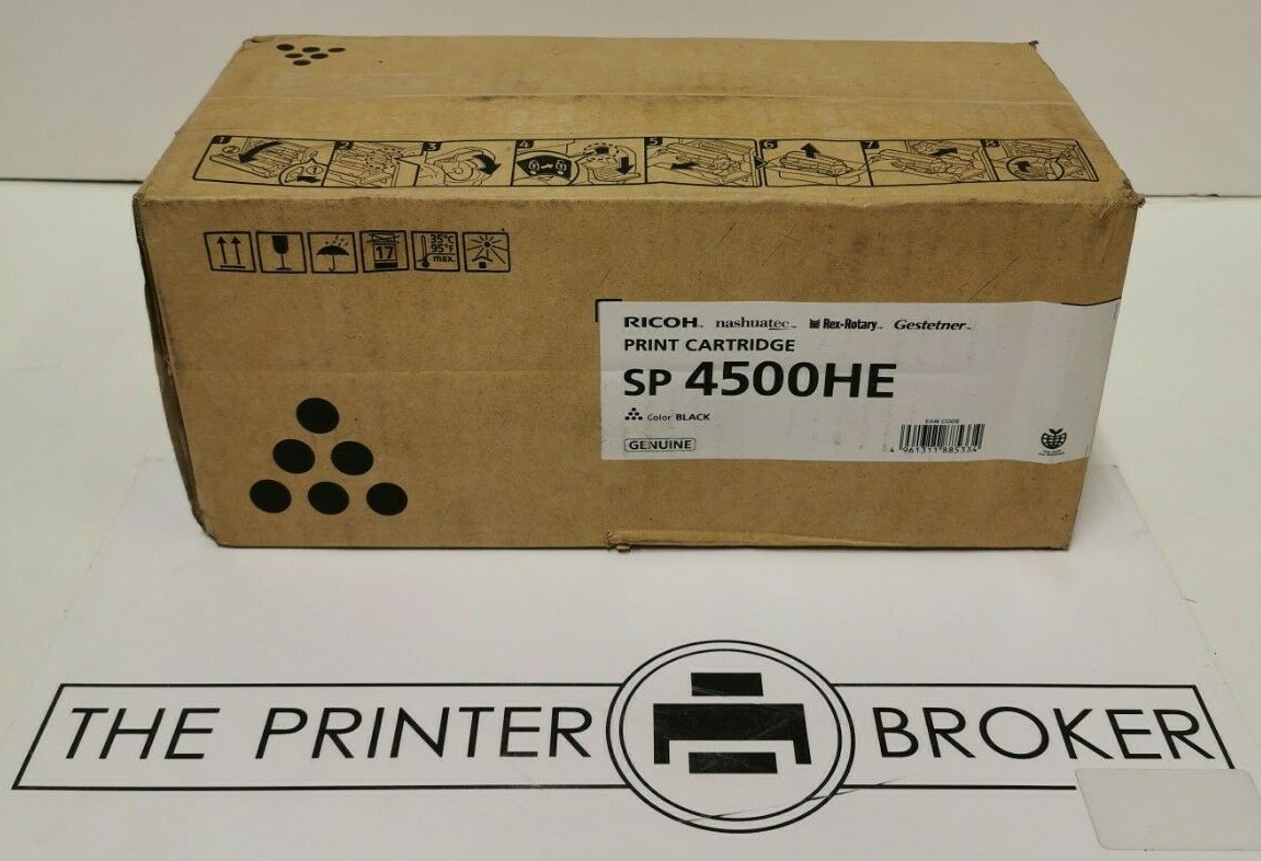 Genuine High Capacity SP4500HE Black Ricoh Toner Cartridge 407318