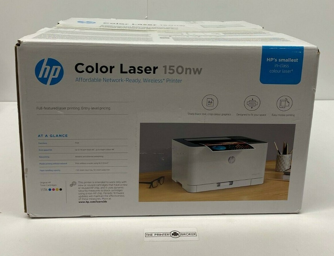 HP Color LaserJet 150nw A4 Colour Laser Printer 4ZB95A