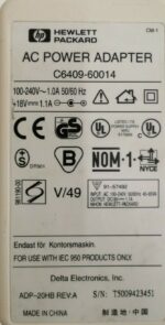 HP Deskjet AC 18V Power Adapter For 700 800 Series Printers C6409-60014 - Image 3