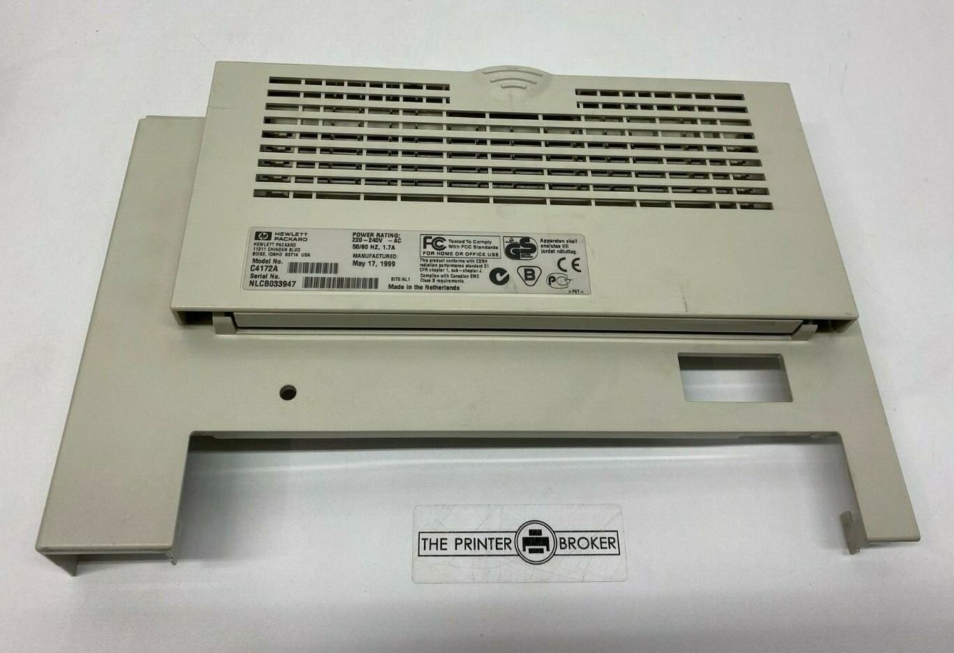 HP LaserJet 2100 Series Rear Cover Assembly RB2-2857