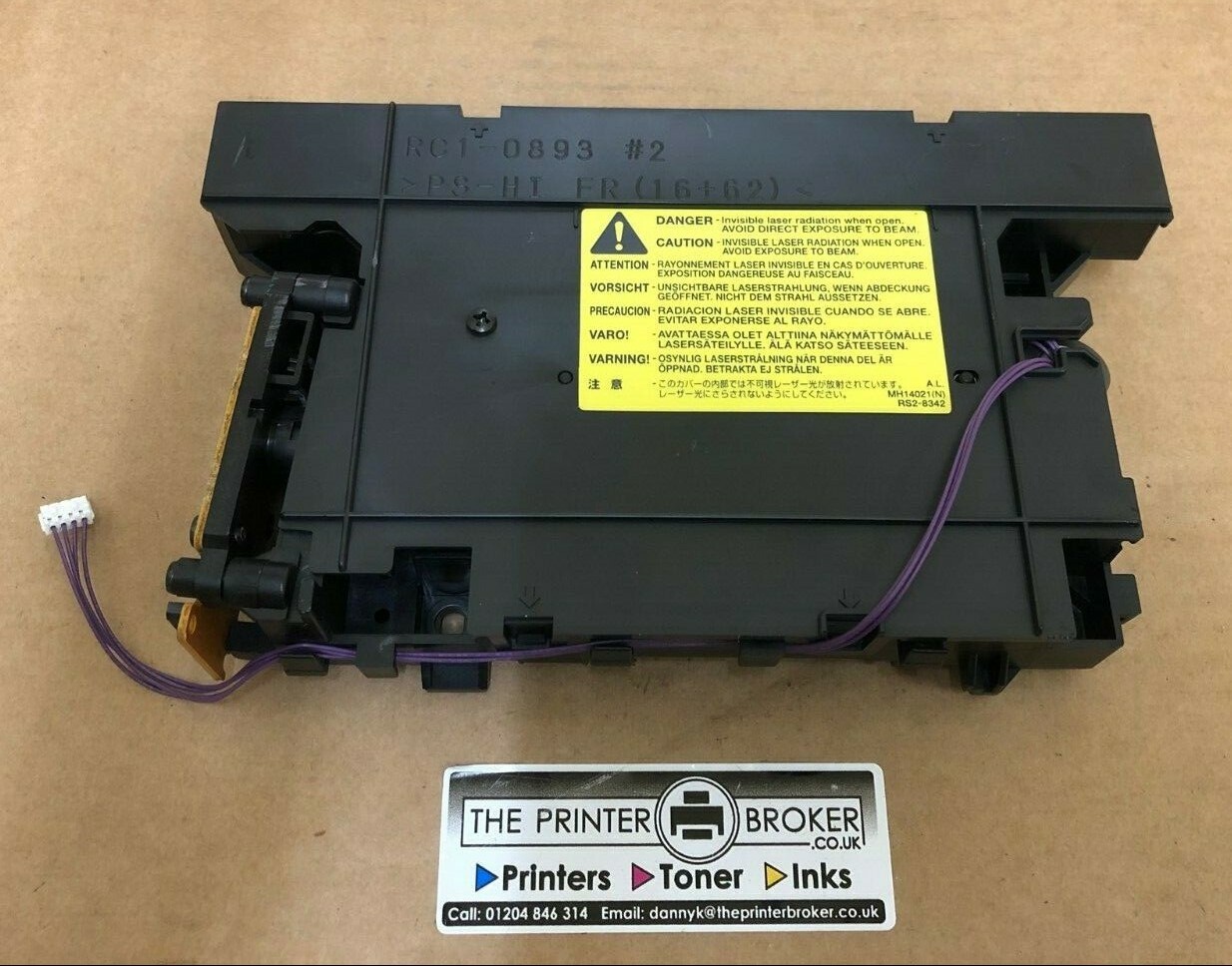 HP LaserJet 2300 Laser Scanner Assembly RC1-0893