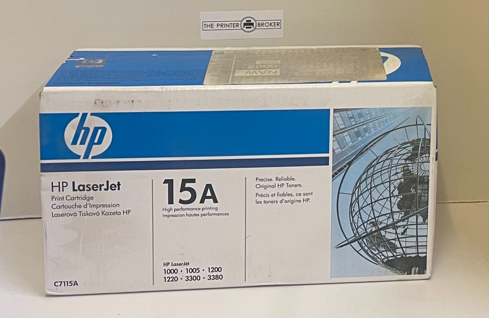 HP LaserJet C7115A 15A Black Original High Capacity Toner Cartridge