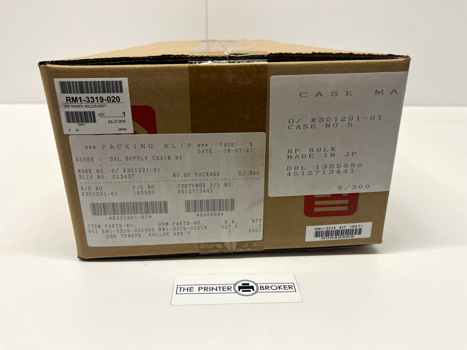 HP LaserJet CM6030 CM6040 Series 2nd Transfer Roller RM1-3319-020 RM1-3319