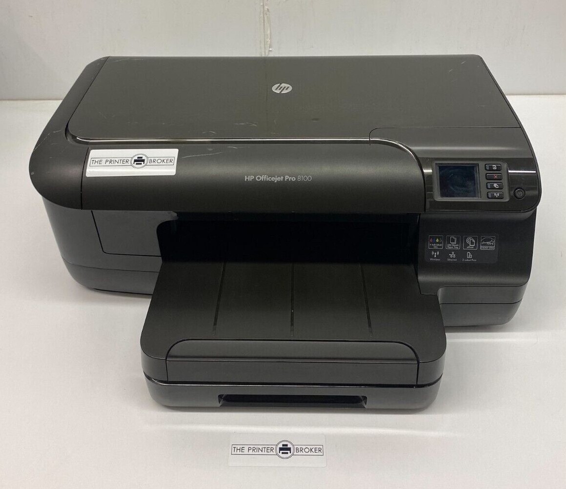 HP Officejet Pro 8100 A4 Colour Inkjet Printer CM752A With Printhead fitted/Inks