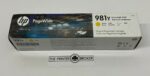 HP PageWide 556 586 Series 981Y Extra High Yield Yellow Ink L0R15A