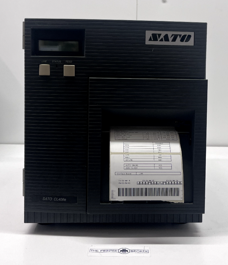 SATO CL408e Thermal Barcode Label Printer W00406002